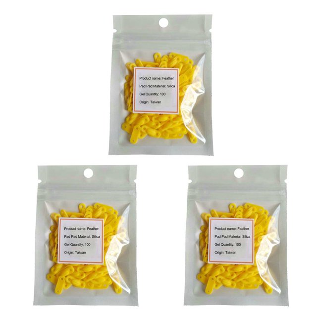Eigraketly Protector de almohadilla para raqueta de bádminton a prueba de golpes Universal raqueta ojal profesional accesorios de repuesto amarillo largo Type1 NO1 Eigraketly CBP189531