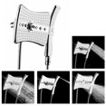 thumbnail image 3 of 9 Inch 4-Spray Multi-Function Rainfall Shower Head & Shower Wand Combo in Chrome, 3 of 5