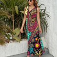 thumbnail image 3 of Paisley Print Vestido Sin Mangas , Vestidos De Lujo Para Ocasiones Oficiales, 3 of 5