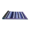 thumbnail image 2 of Ahgly Company Indoor Rectangle Abstract Blue Modern Area Rugs, 4' x 6', 2 of 4