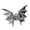 B, variant on Naierhg Halloween Hair Claw Bat Skull Hand Spider Design Hair Clip Metal Secure Grip Back Head Hair Claw Party Prom Accessories F