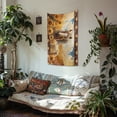 thumbnail image 3 of SEANATIVE Aztec Tribal Tapestry Wall Hanging Small Tapestry for Living Room Decorative Wall Tapestry for Bedroom Small Vintage Wall Hanging Tapestry Small Tapestry, Sunflower Horse, 3 of 6