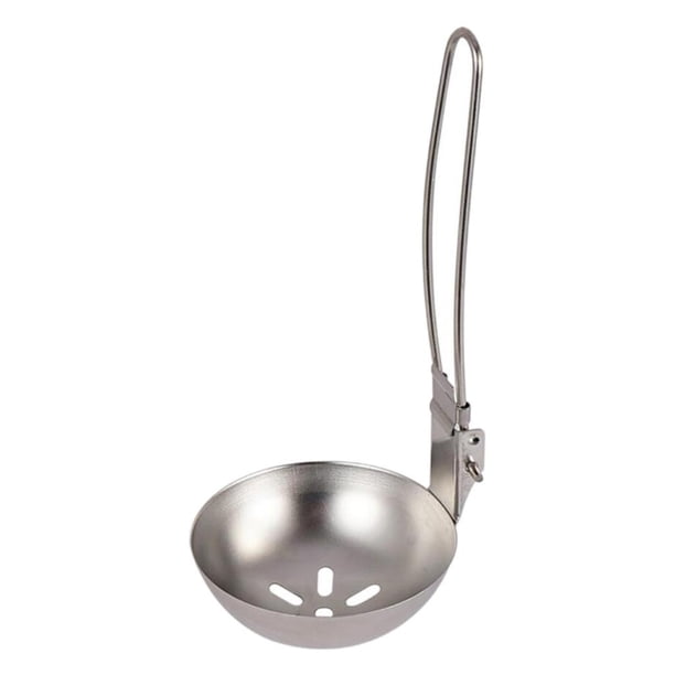 Cuchara ranurada de acero inoxidable Cucharón para sopa Espátula Espumadera Cuchara ranurada Cocina Cuchara colador