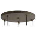 thumbnail image 5 of Woodbridge Lighting Regent Park 5Lt Glass Cluster Pendant in Chrome/Frosted, 5 of 5