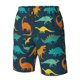 thumbnail image 4 of Fotbe Colorful Dinosaur Trajes de Baño Estampados para Hombre, Shorts de Verano de Secado Rápido, Ropa de Playa, Bañadores-XX-Large, 4 of 6