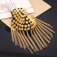 thumbnail image 3 of Accesorios de broche Vintage para chaqueta, cadena con borlas, remache, insignias de hombro, estilo Pin, fiesta de noche, moda, Club, 1 par, 3 of 4