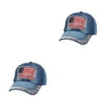 thumbnail image 1 of Guardoinrt Chapeau de Protection Solaire avec Sangle Réglable et Styles à la Mode Multi-Couleurs Denim 3 2Set, 1 of 6
