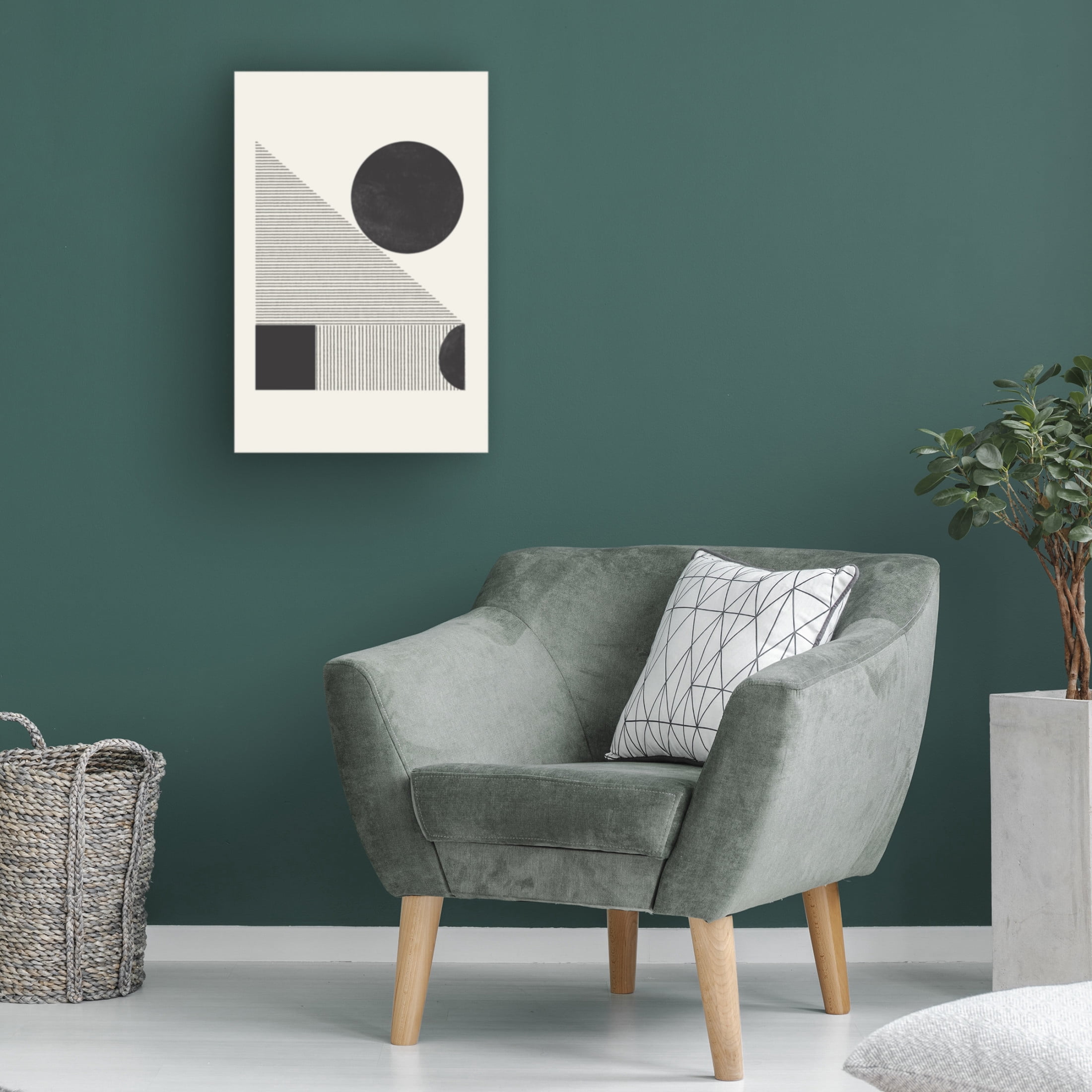 Trademark Fine Art THE MIUUS STUDIO Composition IX Canvas Wall Art