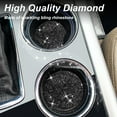 thumbnail image 4 of Syenll 4 Pack Car Cup Holder Coaster, 2.75 inch Universal Cup Holders, Non-Slip Car Accessories Interior Sets, Black, 4 of 9
