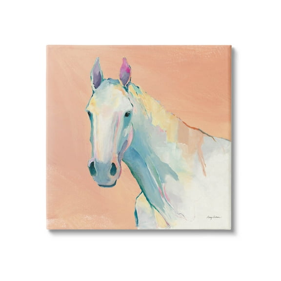 Stupell Industries Modern Horse Vivid Composition Painting Gallery Wrapped Canvas Print Wall Art, Design by Avery Tillmon