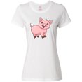 thumbnail image 3 of Inktastic Cute Pig Women's T-Shirt, 3 of 5