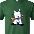 thumbnail image 4 of Inktastic Kiniart Westie with Bone T-Shirt, 4 of 5