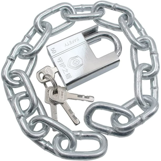 Heavy duty shop chain and padlock