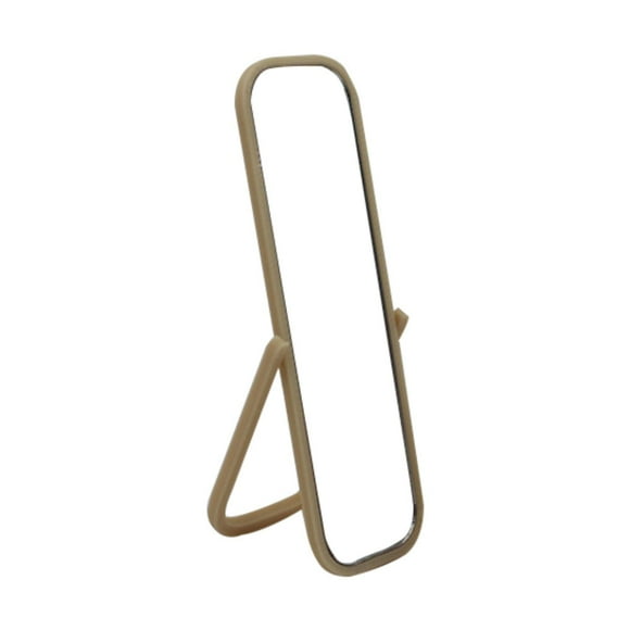 Espejo de tocador de longitud completa, espejo de piso de simulación multifuncional resistente con escena de bricolaje madera de 86 cm