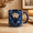 Black, variant on Personalized Coffee Mug Gothic Bat Moon Night Sky Design