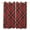 style-2, variant on Red Colored Diamond Grid Blackout Window Curtains for Bedroom Living Room Kicthen High Shading 2 Panels