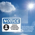 thumbnail image 6 of (2 Pack) Hearing Protection Recommended Sign, 6 of 7
