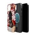 thumbnail image 2 of DistinctInk MagSafe Tough Case for Apple iPhone 14 Plus (6.7" Screen) - Valentine's Day Pulik Puppy - Slim Profile Design, 2 of 6