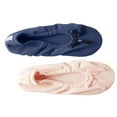 thumbnail image 3 of Roxoni Women's Flat Slip On Terry Classic Cotton & Velour Ballerina Slippers Pack of 2, 3 of 8