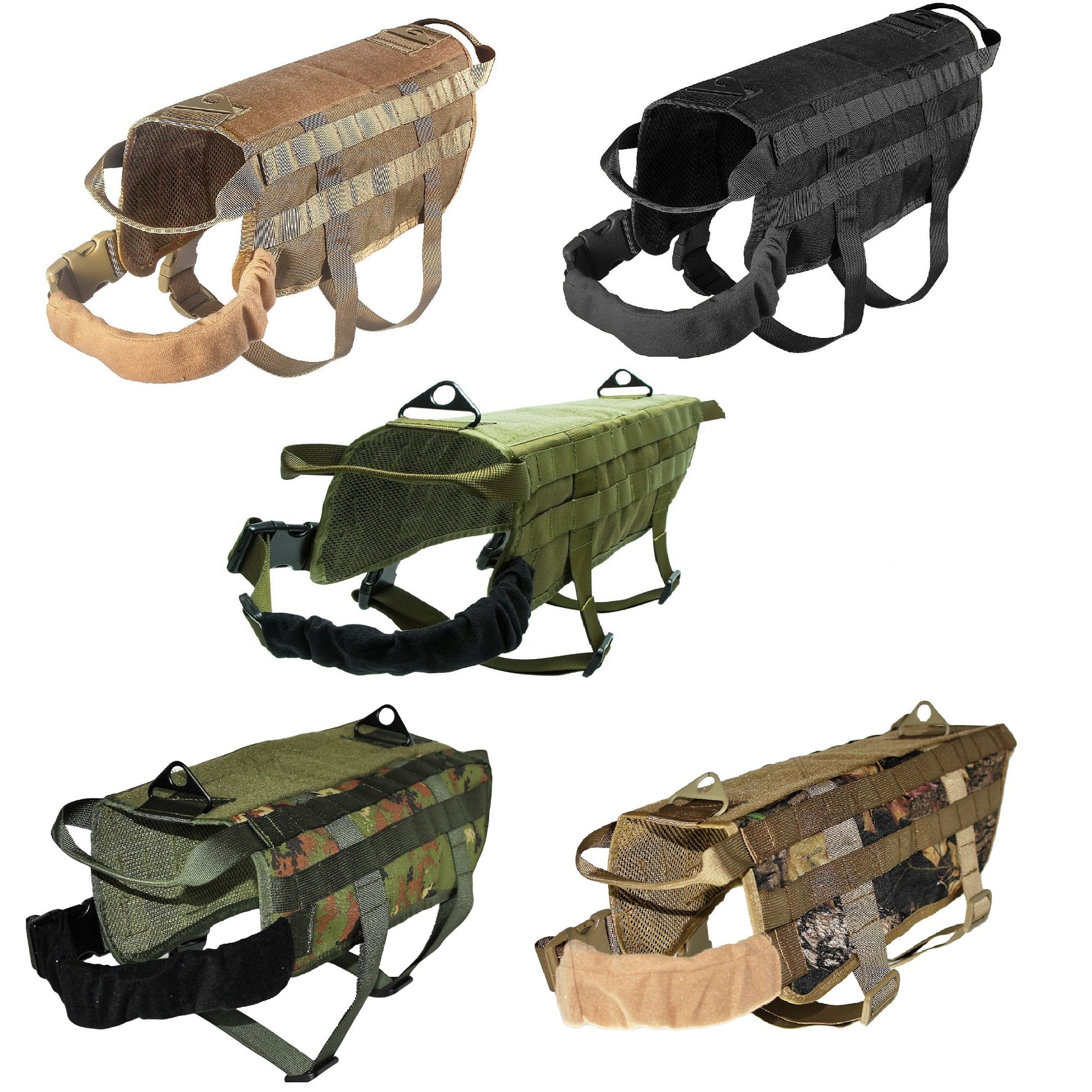 army tactical dog vest