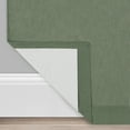 thumbnail image 2 of Eclipse Nora Solid Absolute Zero 100% Blackout Rod Pocket Single Window Curtain Panel, Sage Green, 50 x 95, 2 of 2