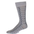 thumbnail image 1 of Sierra Socks Dress Casual Geometric Pattern Crew Socks (Shoe Size: 8-12, Grey), 1 of 6