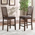 thumbnail image 1 of Steve Silver Yorktown Espresso Wood 43" Counter Chair, 1 of 6