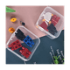 thumbnail image 3 of Caja de plástico transparente para guardar artículos pequeños, cuadrada, con tapas (4,5 x 4,5 x 2 cm), paquete de 100, 3 of 6