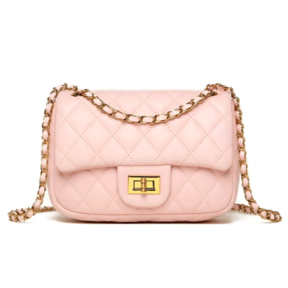 GASTROPOD Quilted Crossbody Bag Genuine Leather Shoulder Bag Women's Casual Handbag & Purse