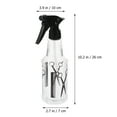 thumbnail image 2 of Shisuyan 2Pcs Misting Spray Bottles Pet Transparent Leak Proof Refillable For Hair Salon And Home Users, 2 of 8