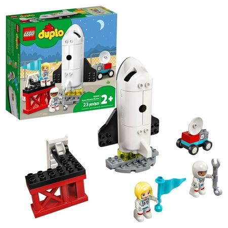 UPC: 0673419338363 | LEGO DUPLO Town Space Shuttle Mission Rocket Toy 10944  Set for Preschool Toddlers Age 2 – 4 Years Old with Astronaut Figures