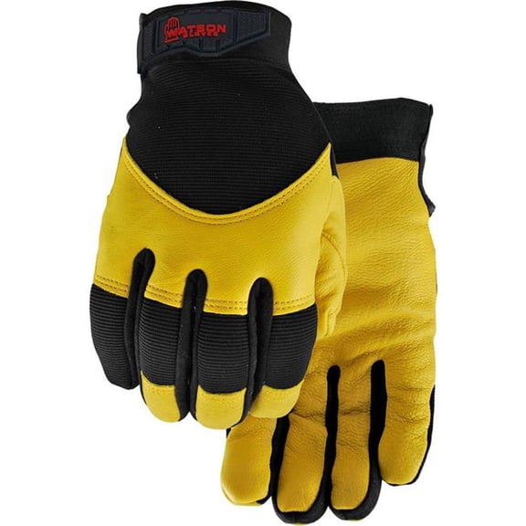 Watson Gloves 9005W-S Mens Winter Flextime Waste Not Fabric Gloves - Black - Small - Case of 72