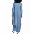 thumbnail image 2 of MARION womens  3pc Crinkle Cardigan Set, s, Blue, 2 of 4