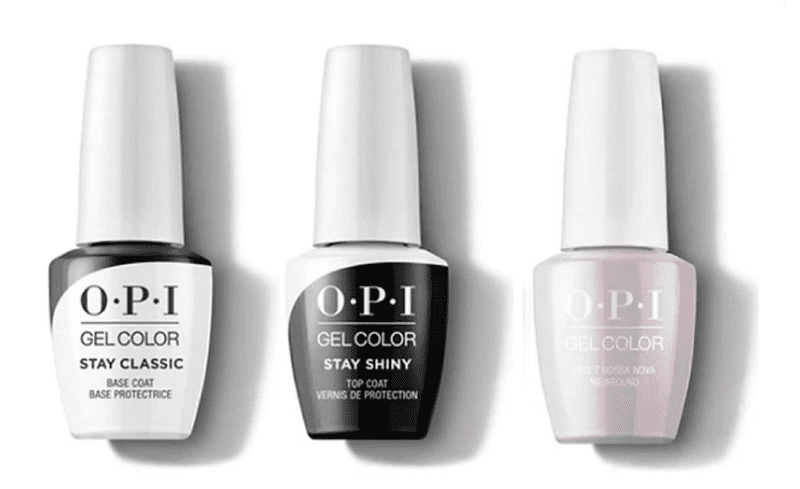 OPI Nail GELCOLOR Combo 3 CT - Stay Classic Base, Shiny Top & Don't ...
