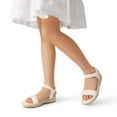 thumbnail image 6 of DREAM PAIRS Girls Sandals Espadrille Flatform Platform Wedge Open Toe Summer Shoes, 6 of 6