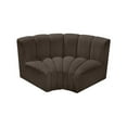 thumbnail image 6 of Meridian Furniture Arc Brown Boucle Fabric Modular Sectional, 6 of 7