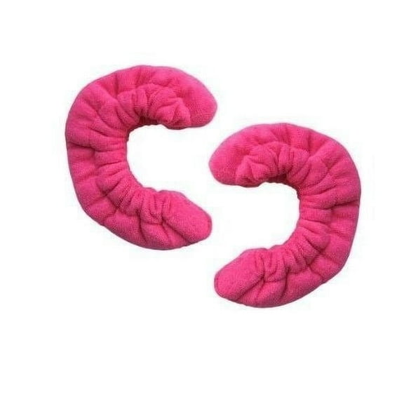 A&R Ice Hockey / Figure Skate Terry Cloth Blade Cover / Soaker Guards, Neon Pink