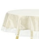 thumbnail image 1 of Uxcell mantel de plástico transparente de 60 pulgadas, protector de mesa de vinilo impermeable y a prueba de aceite con bordes cosidos, mantel para cenas, fiestas y vacaciones, 1 of 6