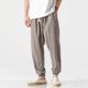 thumbnail image 1 of Ceisia Men's Breathable Loose Tapered Casual Pants with Elastic Drawstring Waist Gray L Gifts, 1 of 8