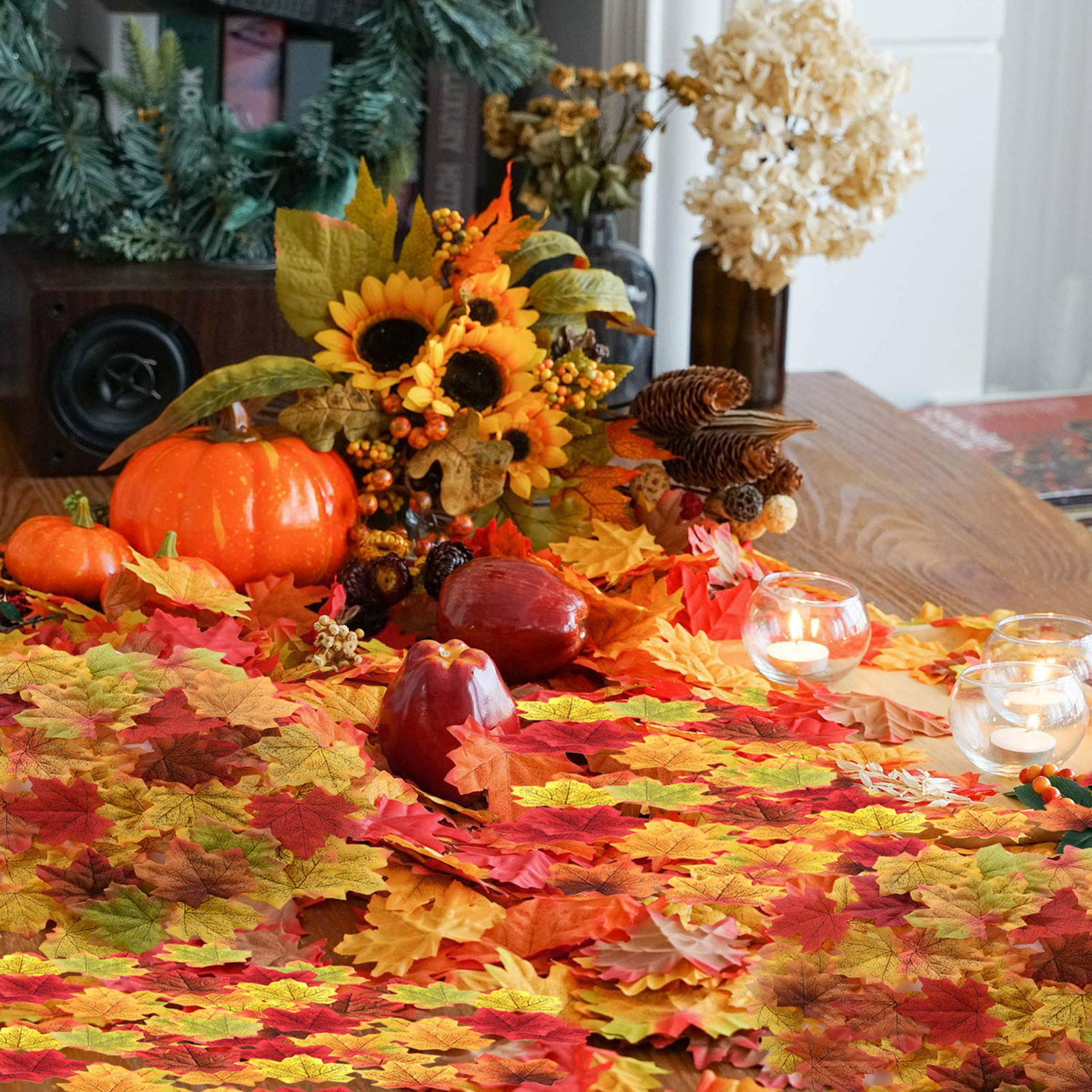 Corn shock Pumpkin 3-D Centerpiece Thanksgiving Autumn Decorations and Supplies 