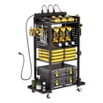 thumbnail image 1 of VEVOR 4-tier Tool Organizer Cart with Charging Station Garage Cart on Wheels, 1 of 9