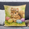 thumbnail image 5 of Easter Pillow Covers for Decorative Throw Pillows for Men Women 18X18 Inch Blank White Polyester Pillowcase for Drawing, 5 of 5