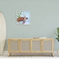 thumbnail image 2 of Stupell Industries Turtle Swimming Between Reef Graphic Art White Framed Art Print Wall Art, Design by Diannart, 2 of 7