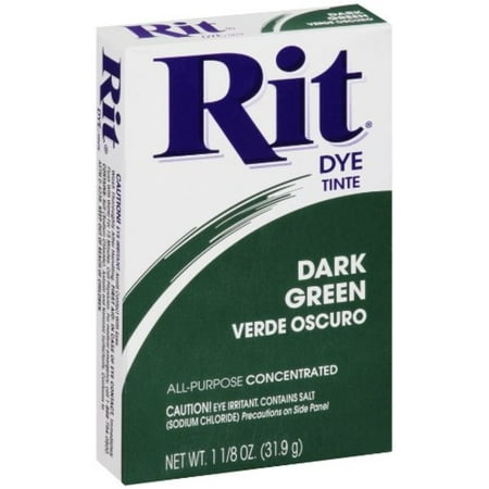 Rit Concentrated Dye, Dark Green 35 1.125 oz (Pack of (Best Dye For Polyester)