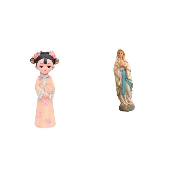 Escultura De Estatua De Resina De Niña Tradicional China Y Figura De La Señora De Lutero En Miniatura, Obra De Arte Decorativa Para Escritorio, Dormitorio, Granja, Cumpleaños, Oficina Y Coche.