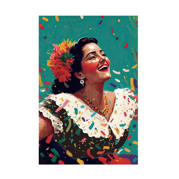 Canvas Wall Art - Treechild 'A Beautiful Day' Wall Art for Living Room, Bedroom, or Office D?cor by Trademark Fine Art - 12 x 19 Inches