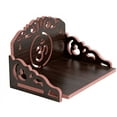 thumbnail image 3 of Accessories Kingdom Art and Craft Wooden Temple Wall Hanging and Table Top Home Mandir Temple Pooja Mandir (Black), 3 of 3