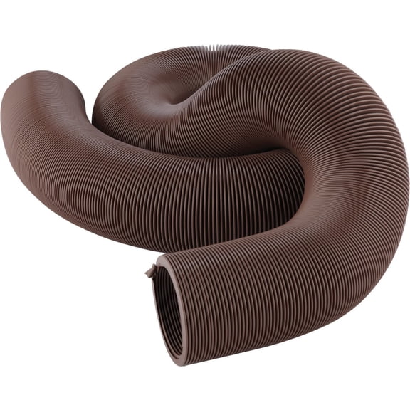 1-pack Camco 20' Heavy Duty Sewer Hose - Vinyl, Brown - 1 Pack, 20' — Garden & Landscape Use, Standard Connection