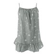 thumbnail image 3 of Babysbule Liquidation Hauts pour Femmes, Chemisier Sans Manches pour Femmes Col Rond Camisole à Bretelles Spaghetti, 3 of 6