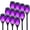 Purple, variant on Solar Lights for Outside, 16Pack Solar Flame Torch Light, Garden Light Outdoor Waterproof, Solares Pathway Lights Outside for Yard Decorations, Flame Torches Outdoor Lighting Lawn Patio Art